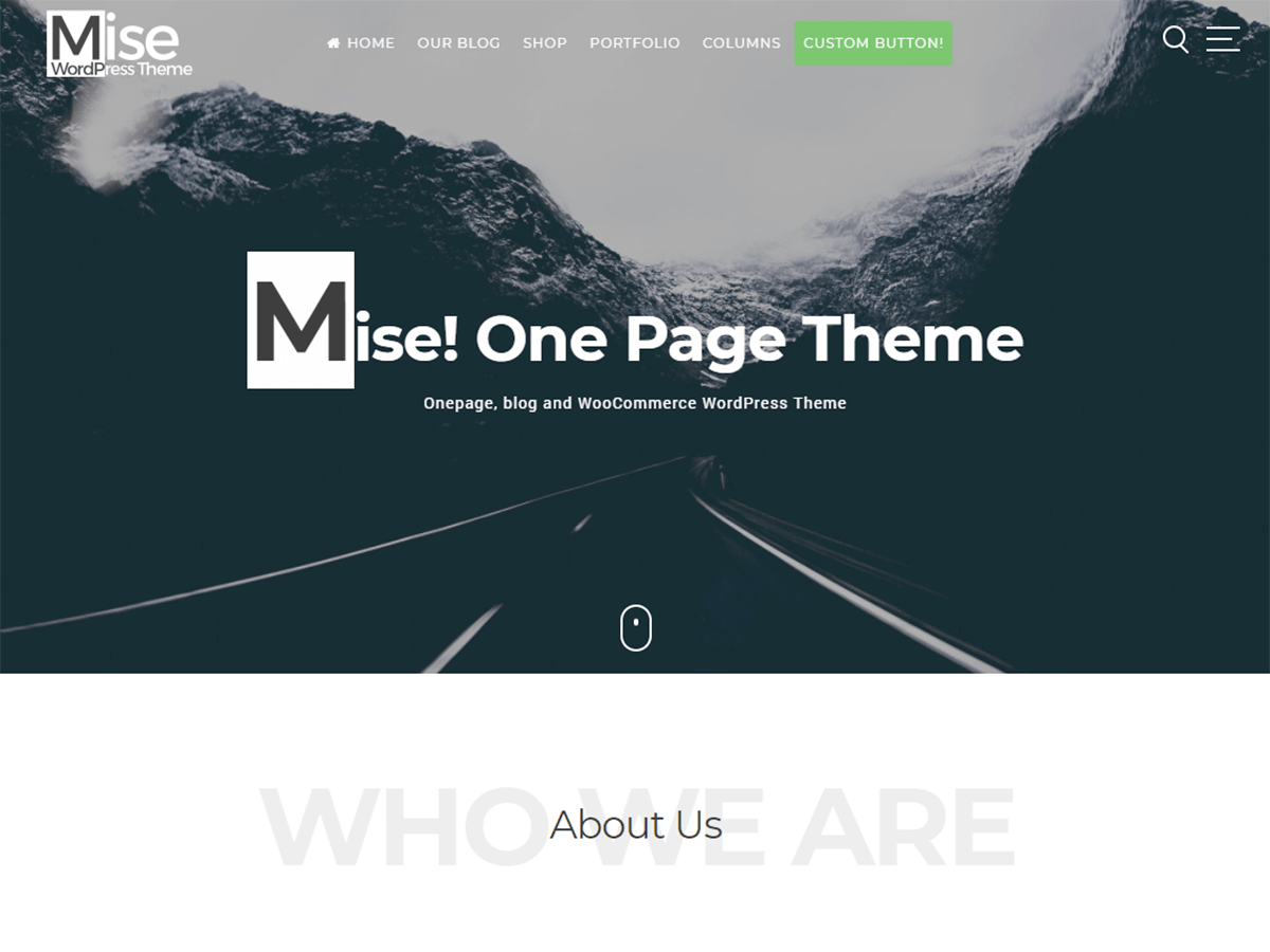 Mise theme screenshot