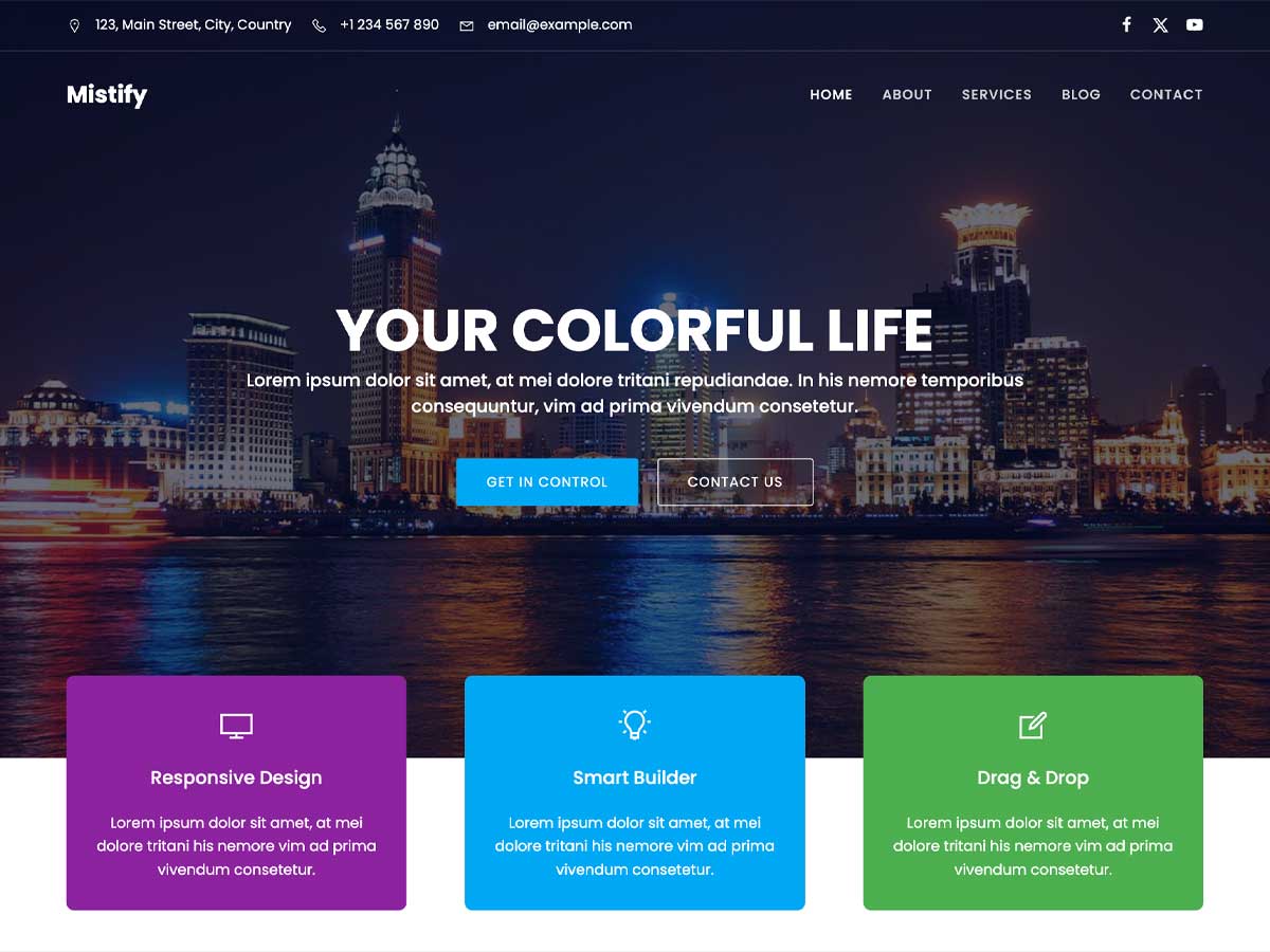 Mistify theme screenshot