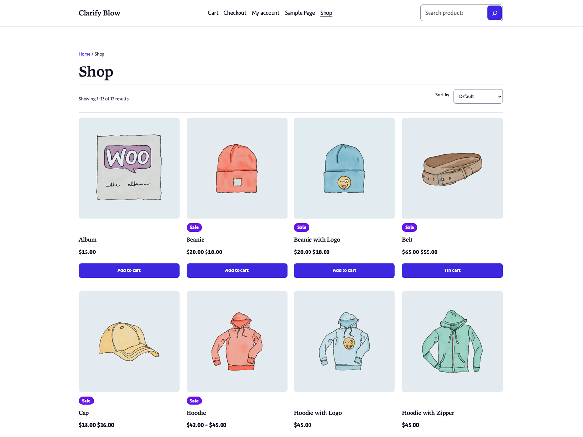 MM Store theme screenshot