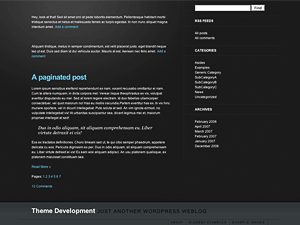 MNML theme screenshot