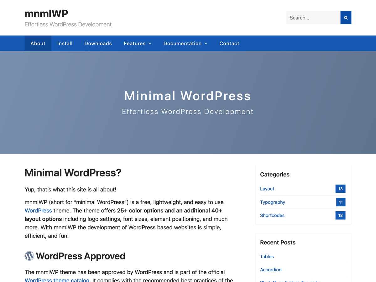 mnmlwp theme screenshot