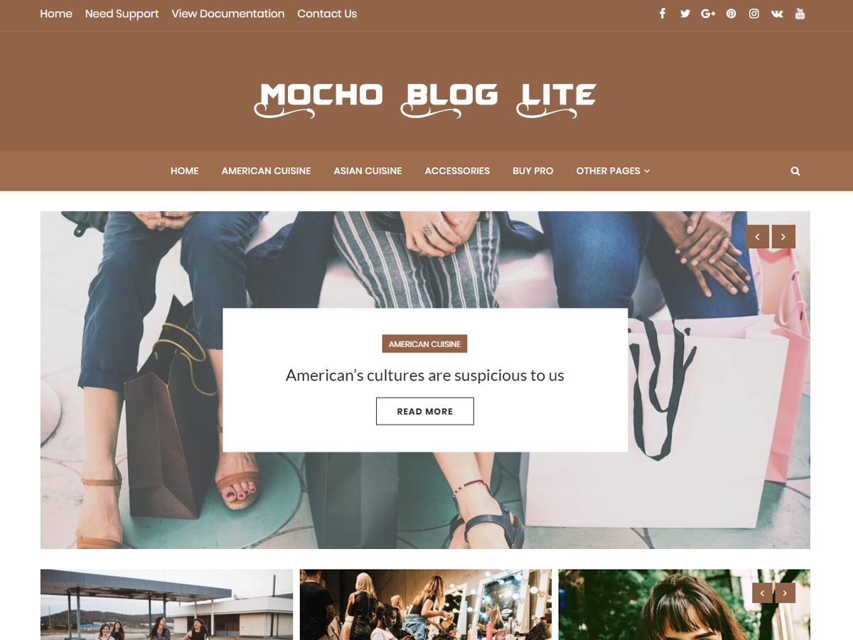 Mocho Lite theme screenshot