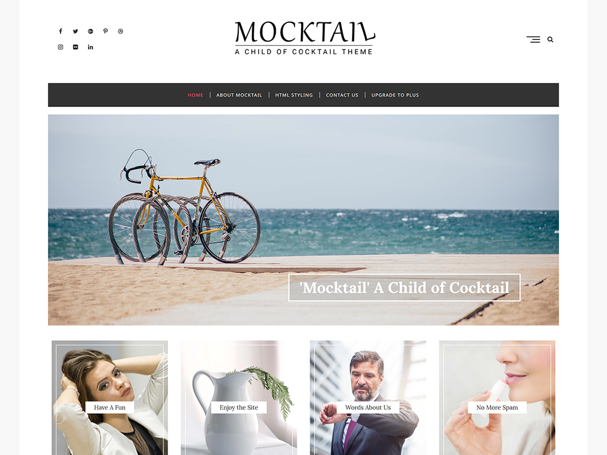 Mocktail theme screenshot