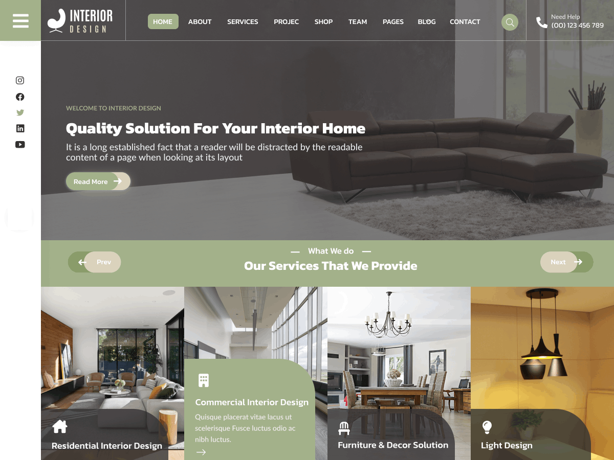 Modern Architecture Design theme screenshot
