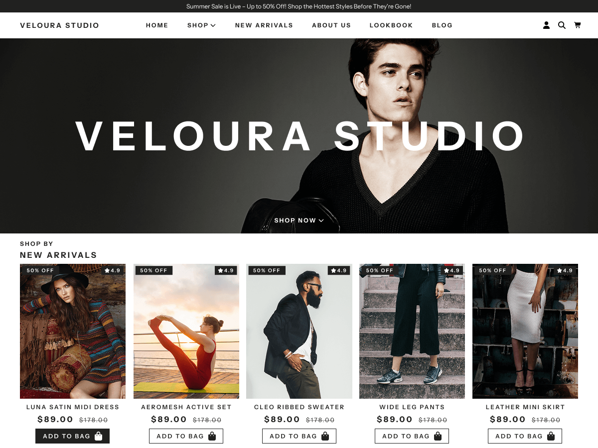 Modern Fashion Store theme screenshot