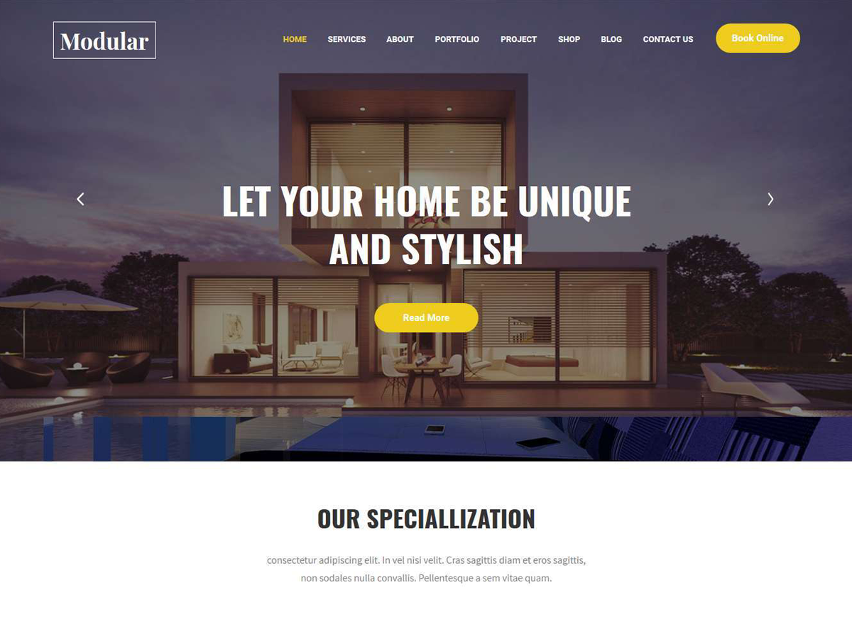 Modular Lite theme screenshot