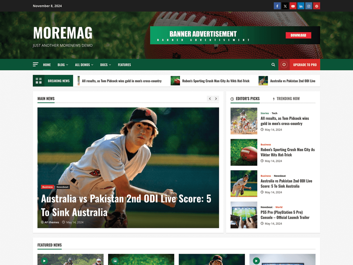 MoreMag theme screenshot