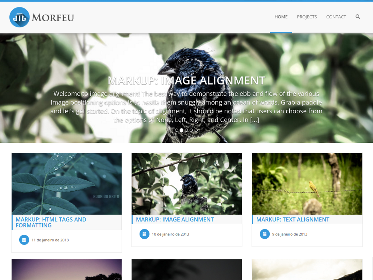 Morfeu theme screenshot