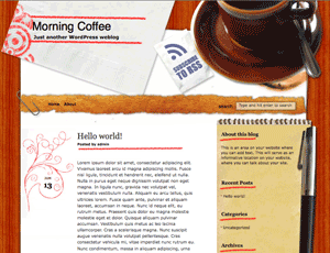 Morning Coffee theme screenshot
