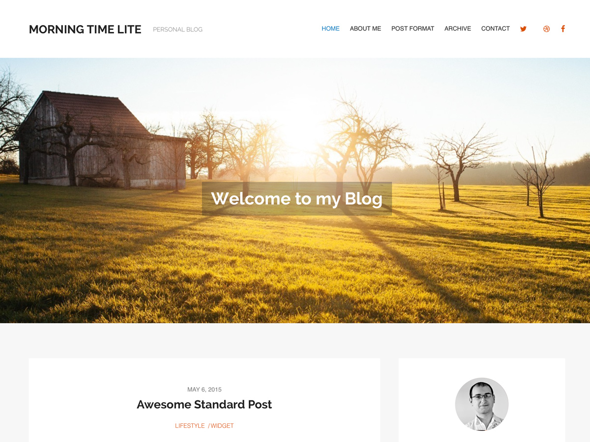 MorningTime Lite theme screenshot