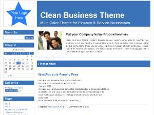 Mortgage theme screenshot