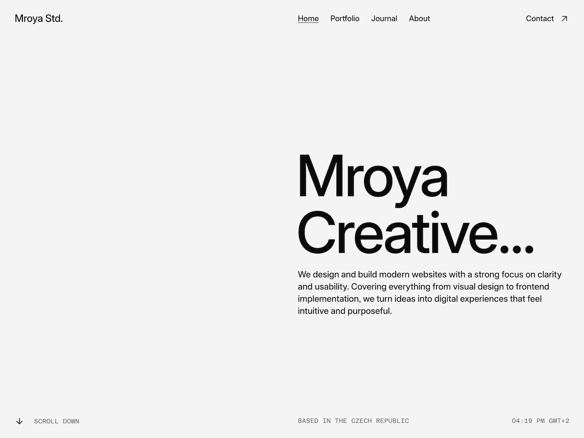 Mroya theme screenshot
