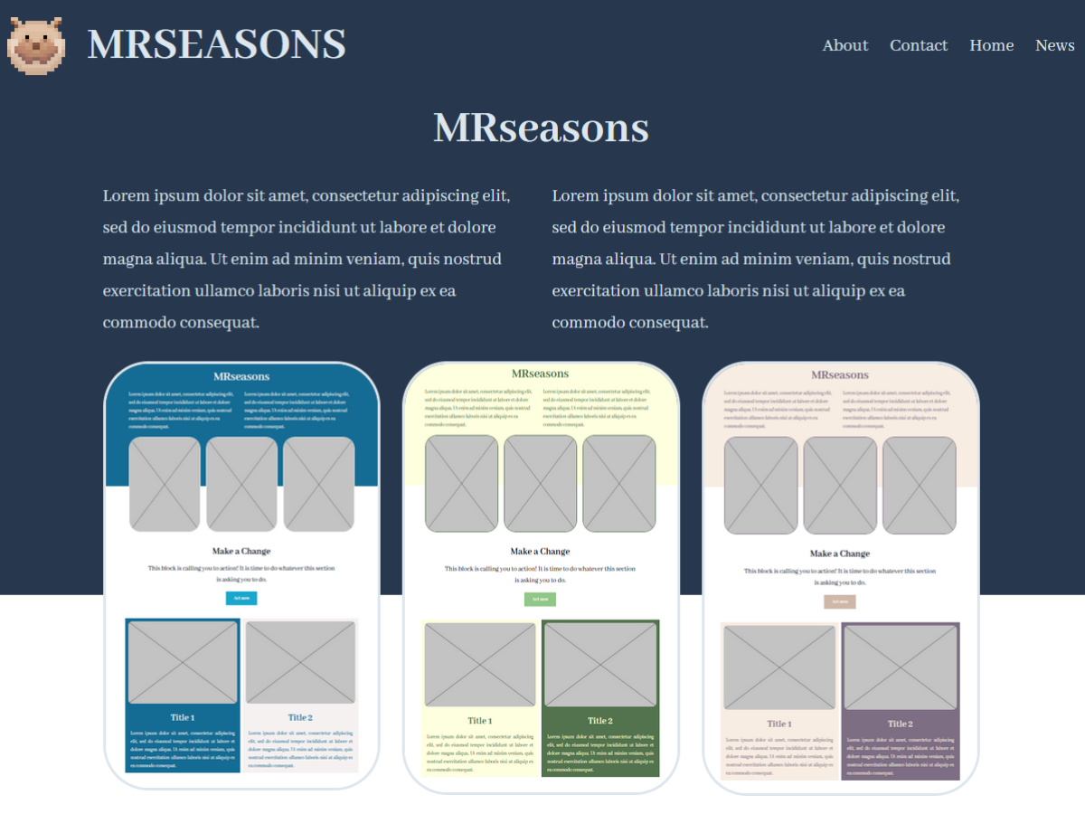 MRseasons theme screenshot
