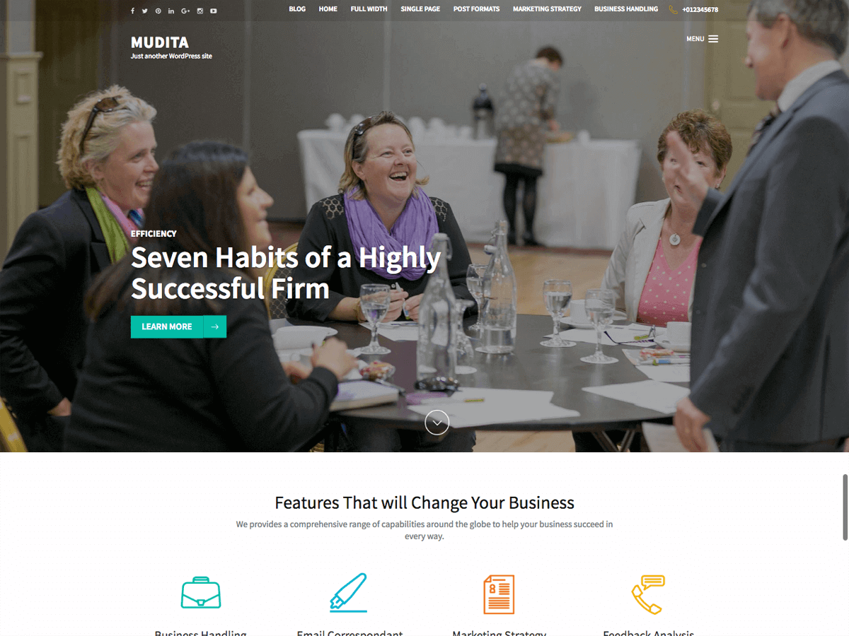 Mudita theme screenshot