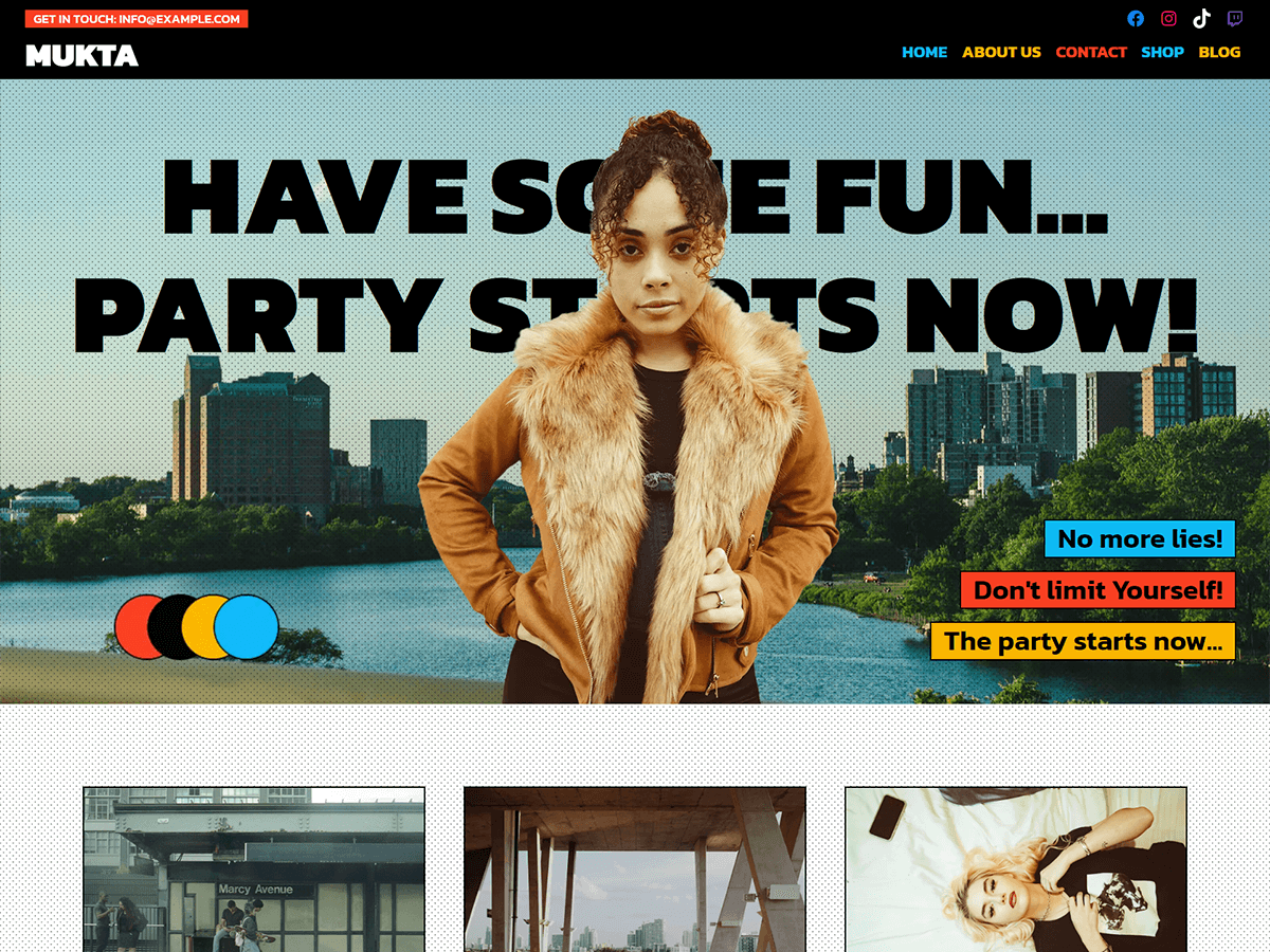 Mukta theme screenshot