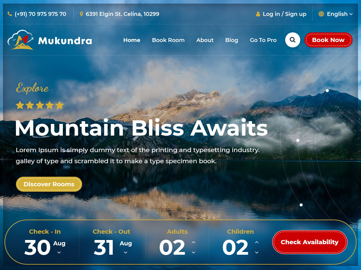Mukundra theme screenshot