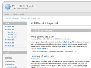 Multiflex-4 theme screenshot