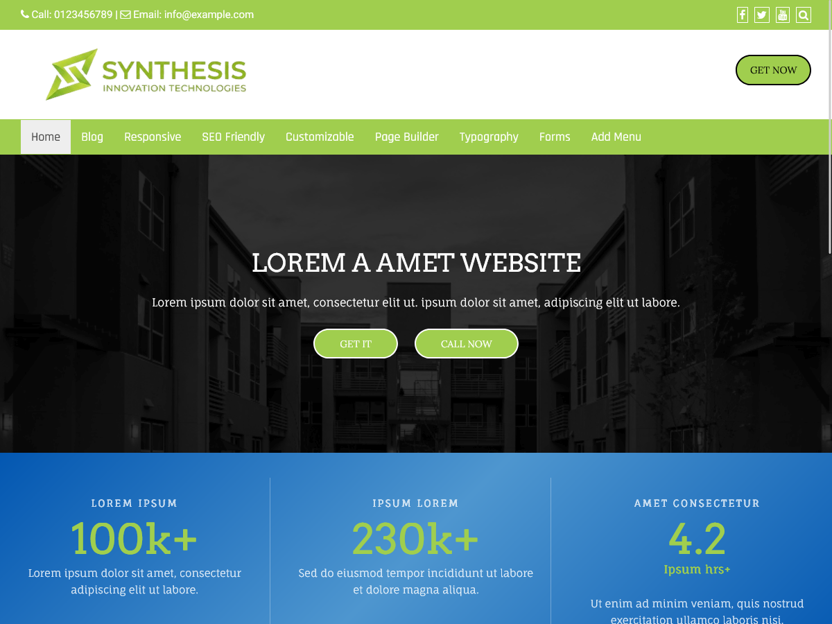 Multipurpose Business FSE theme screenshot
