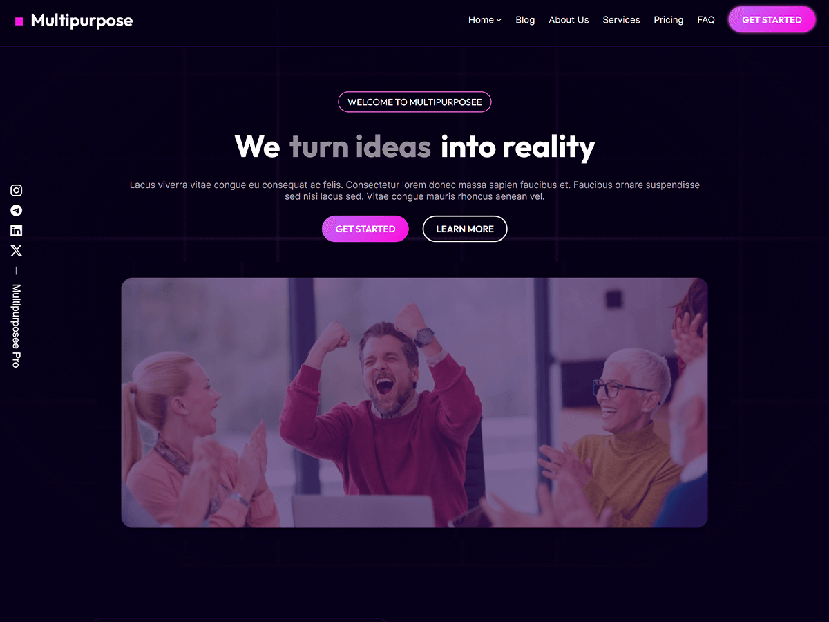 Multipurposee theme screenshot