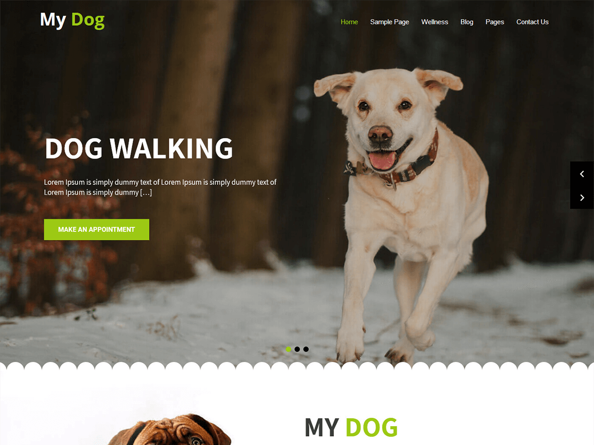 My Dog Lite theme screenshot