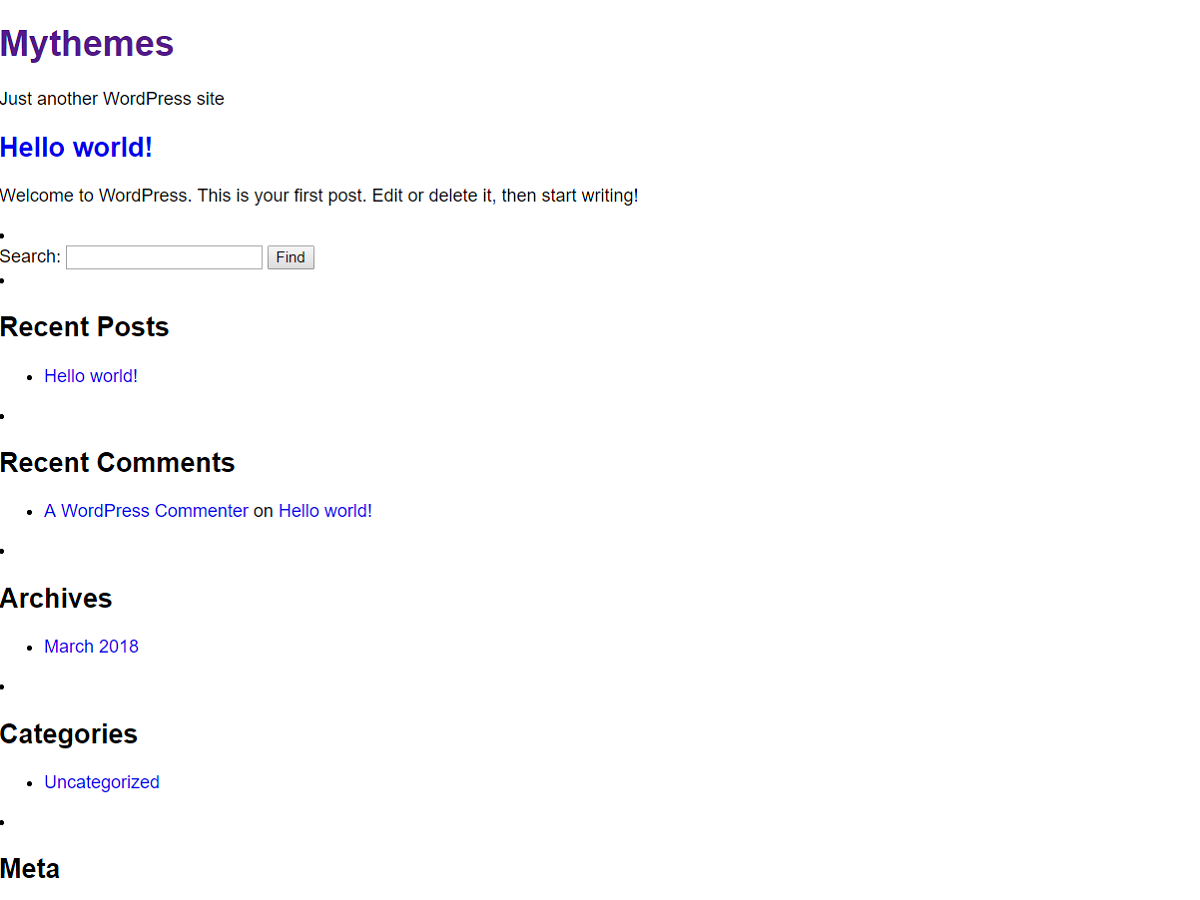 MyCleanTopic theme screenshot