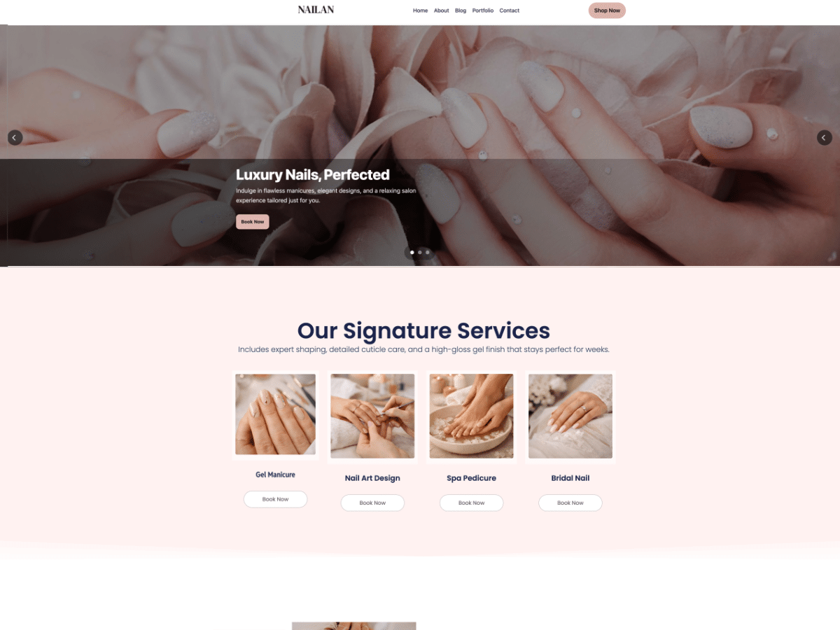 Nailan Lite theme screenshot