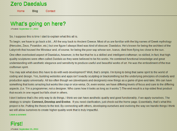 Narcissus theme screenshot