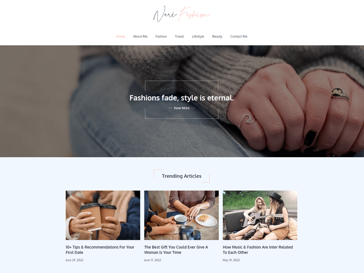 Nari theme screenshot