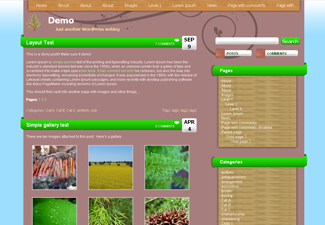 Nature-Theme theme screenshot