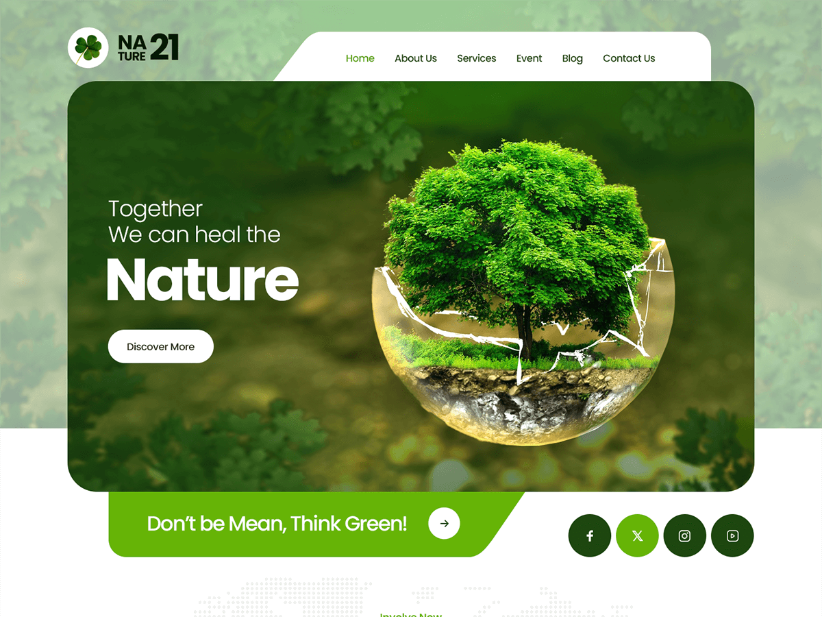 Nature21 theme screenshot