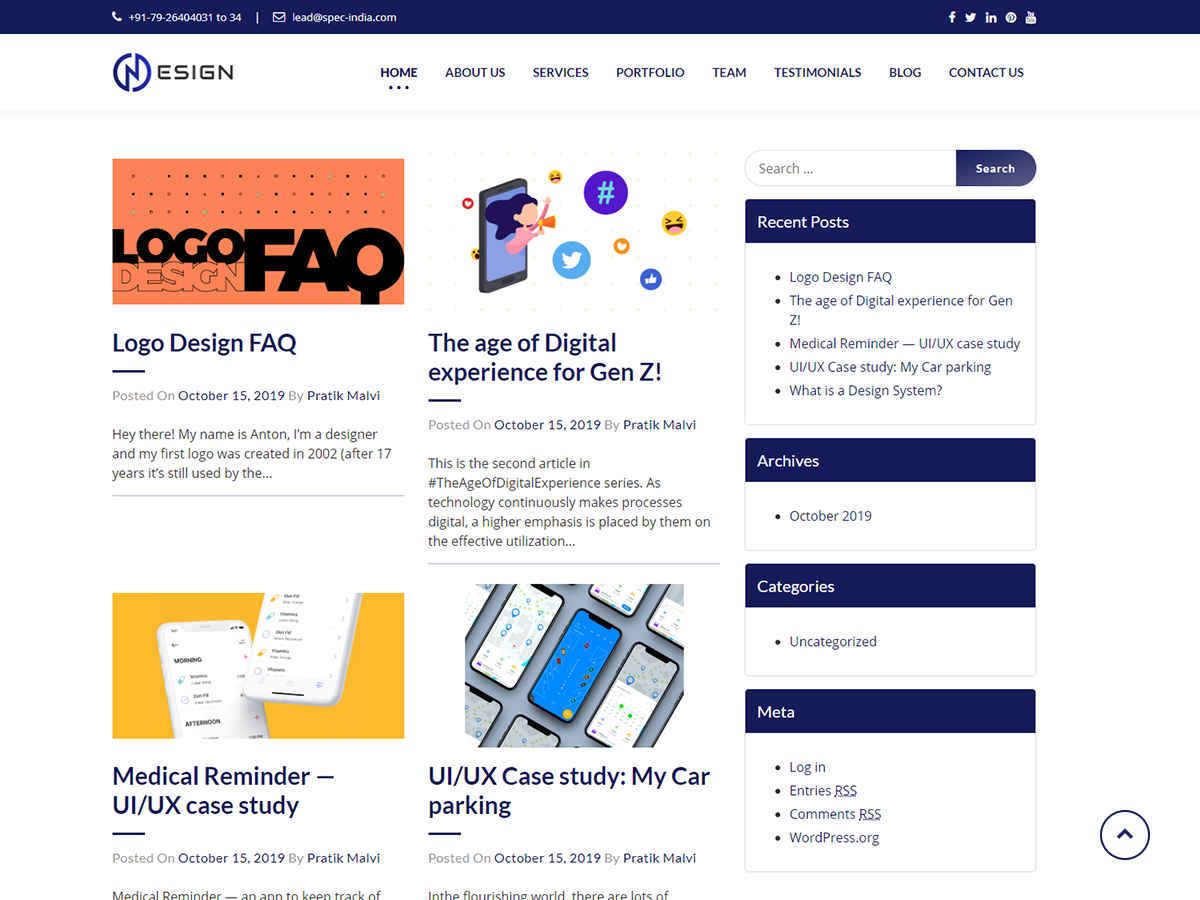 NDesign theme screenshot