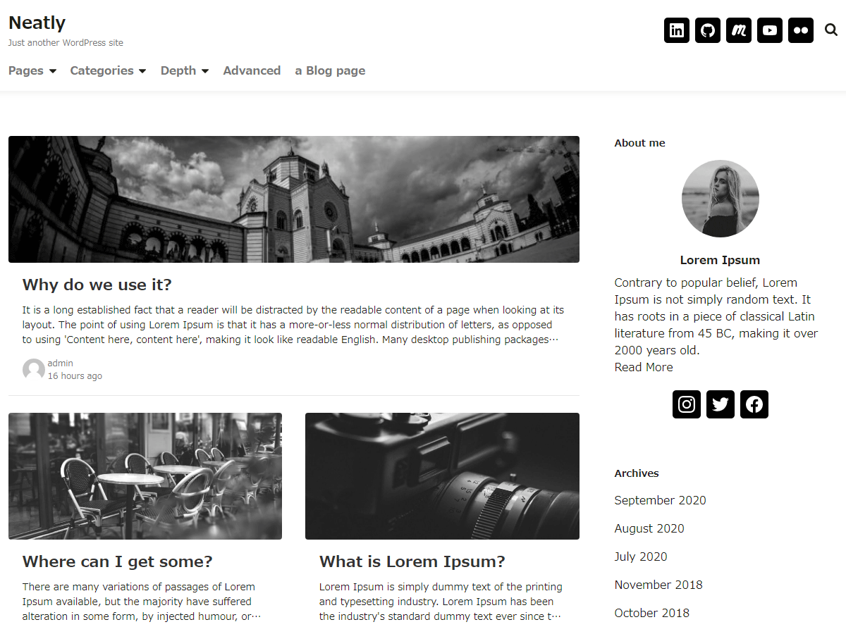 Neatly theme screenshot