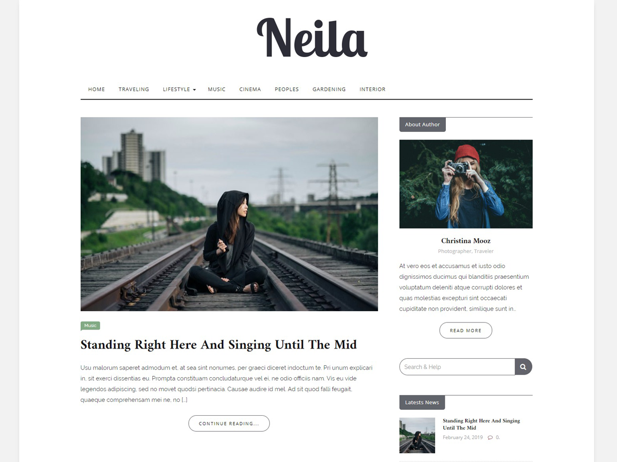 Neila theme screenshot