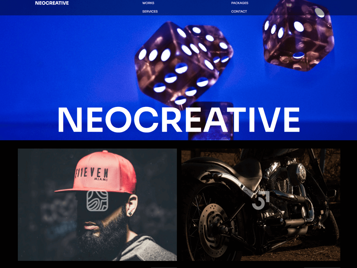 Neocreative theme screenshot