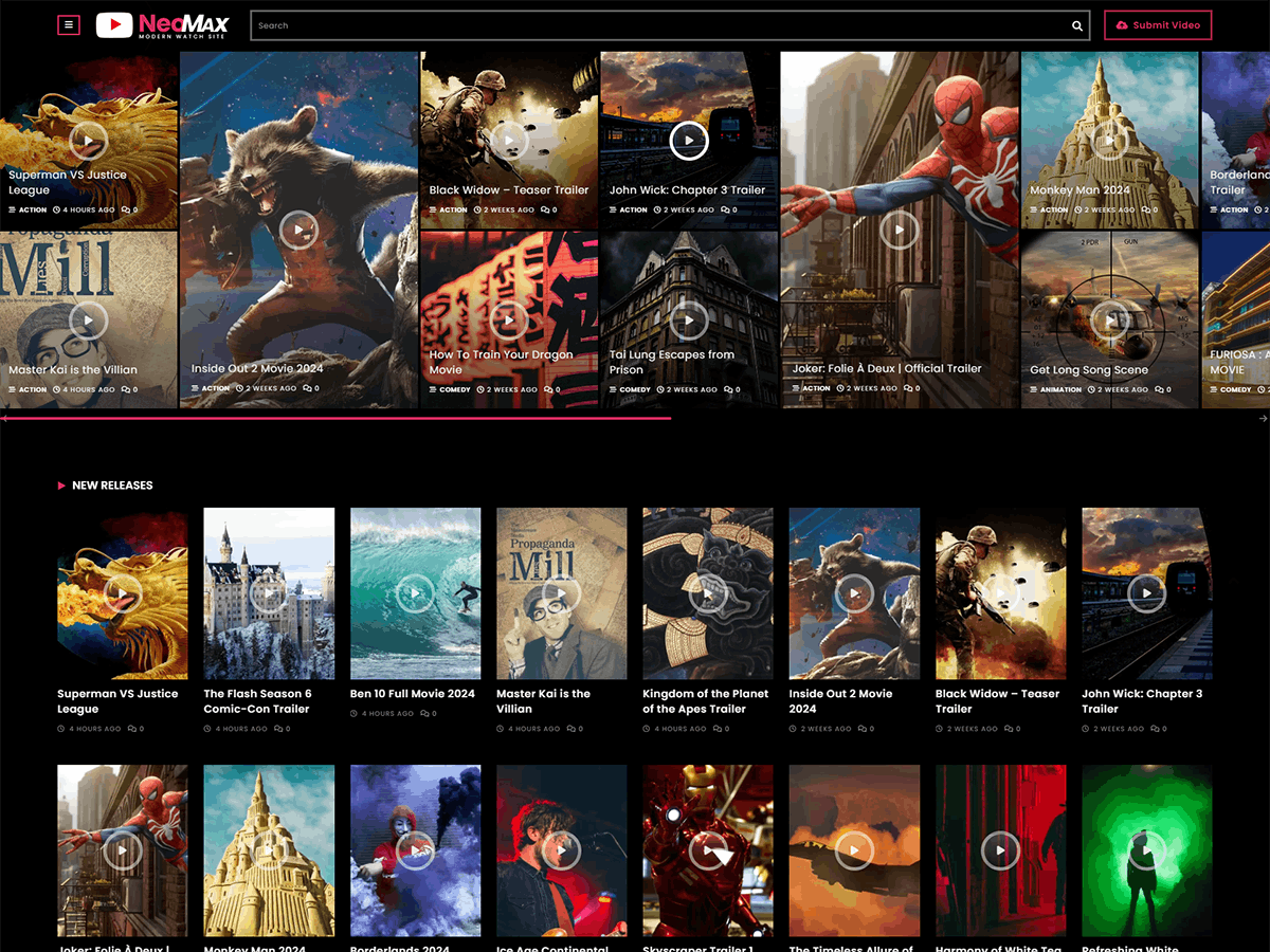 Neomax theme screenshot