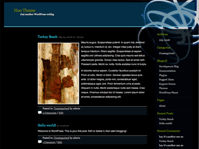 Neonglow theme screenshot