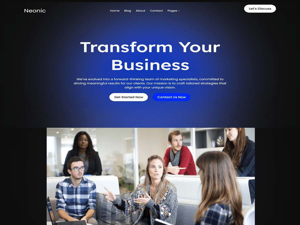 Neonic theme screenshot