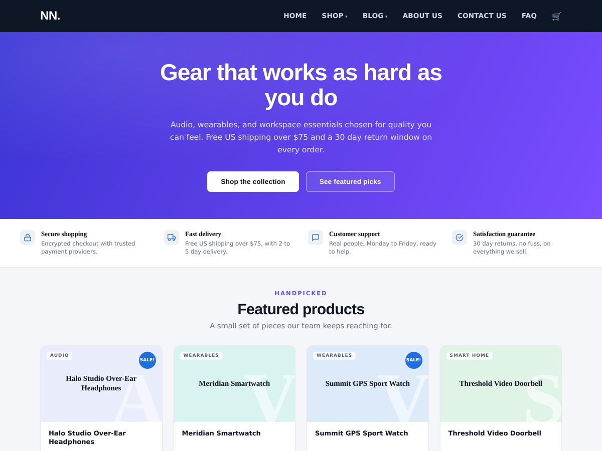NEOVANTAGE theme screenshot