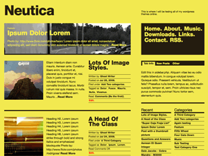 Neutica theme screenshot