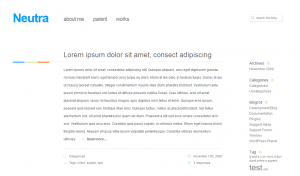 Neutra theme screenshot