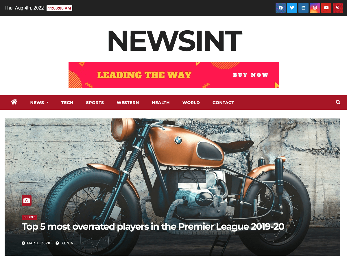 News Int theme screenshot