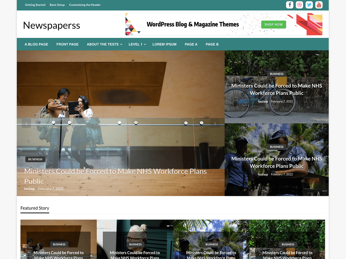 Newspapers tr theme screenshot