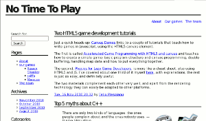 Newsprint theme screenshot