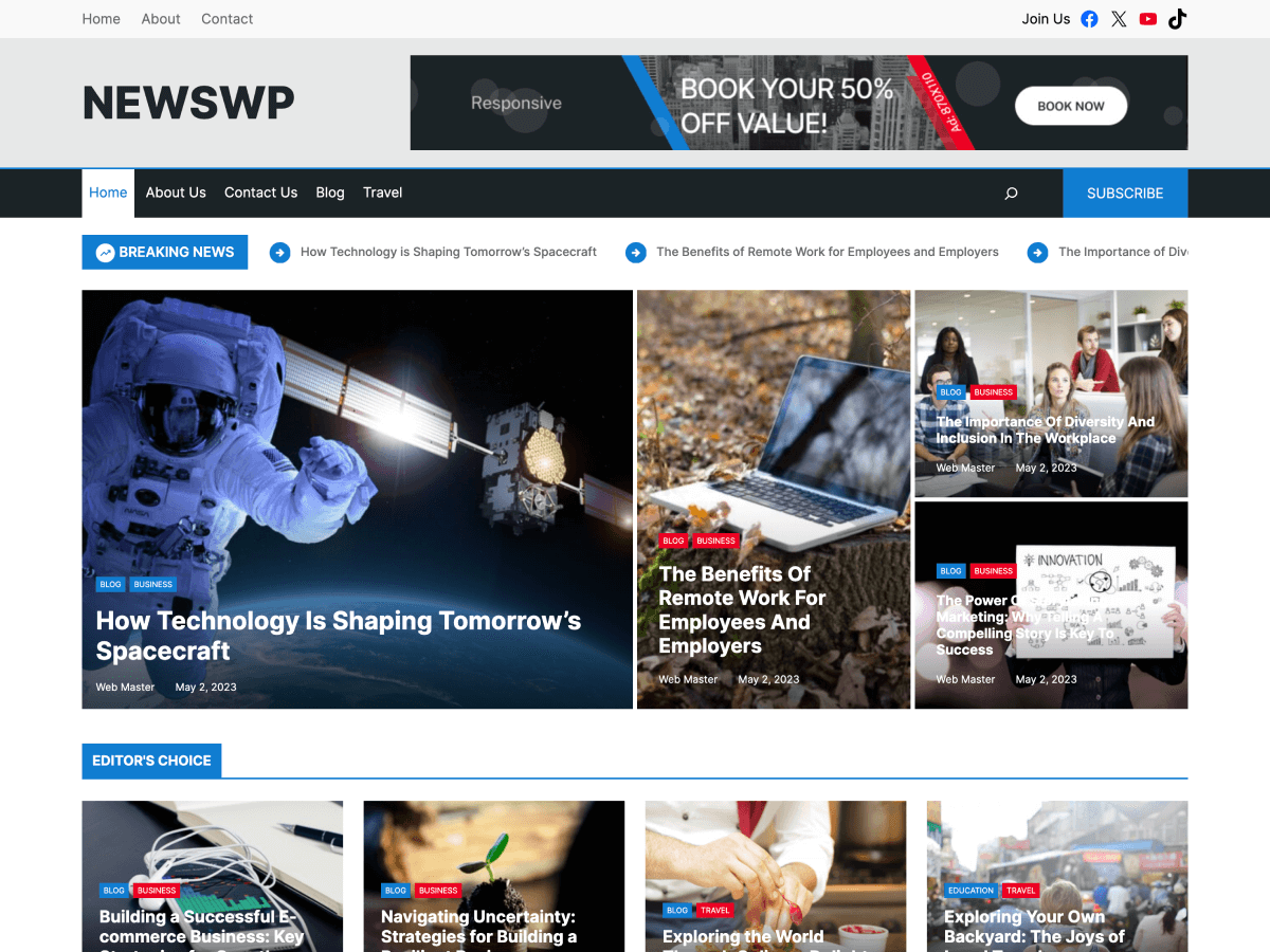 NewsWP theme screenshot