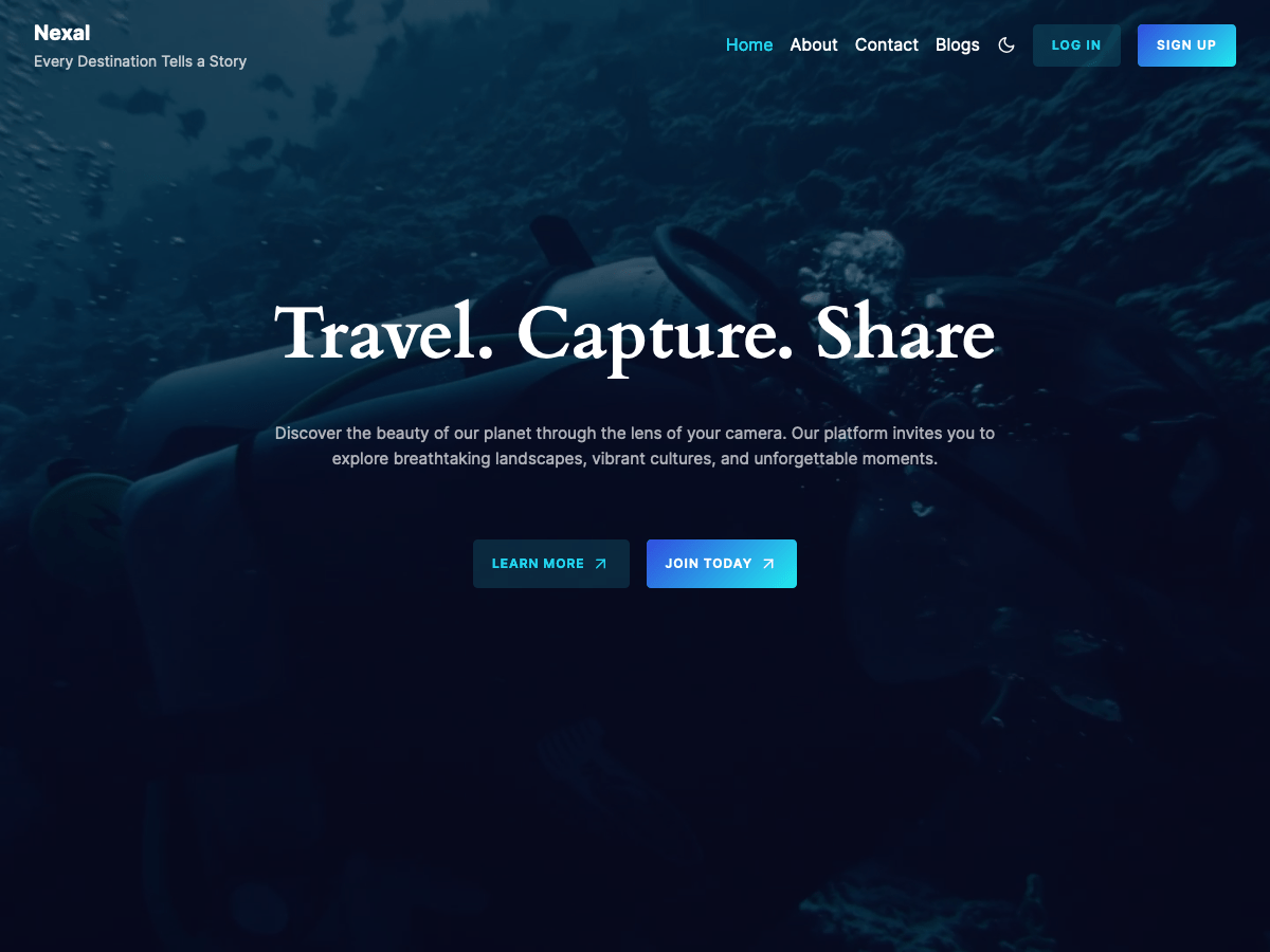 Nexal theme screenshot