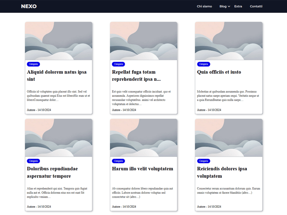 nexo theme screenshot