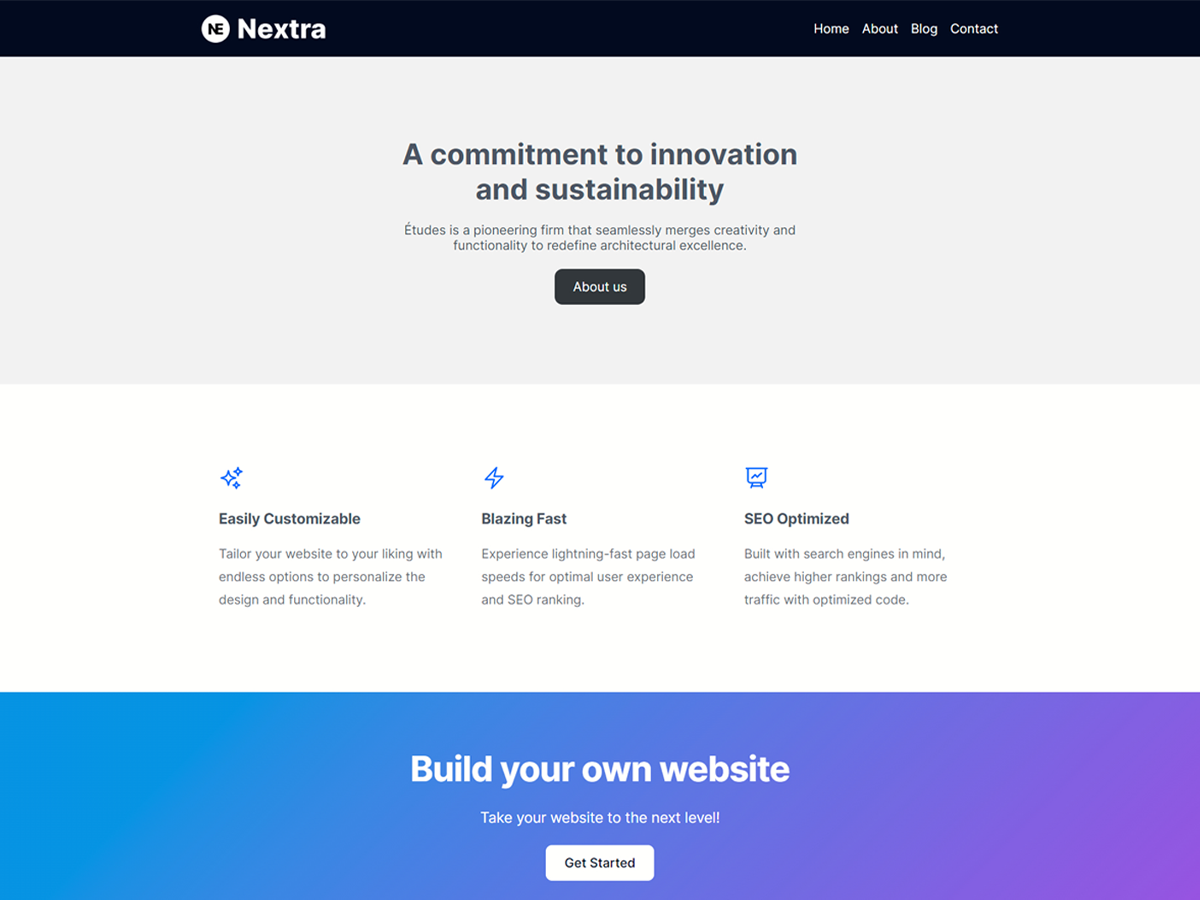 Nextra theme screenshot