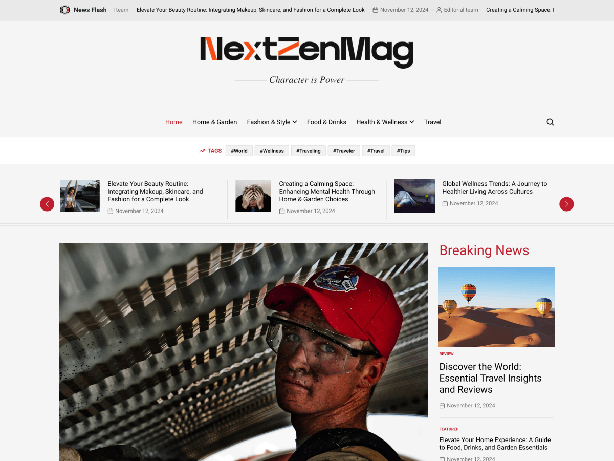 NextZenMag theme screenshot