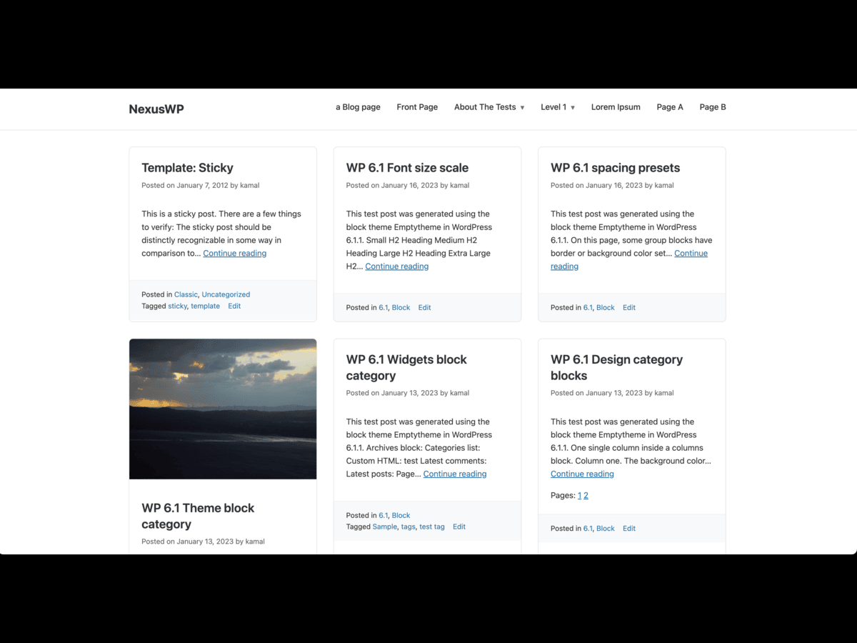 NexusWP theme screenshot