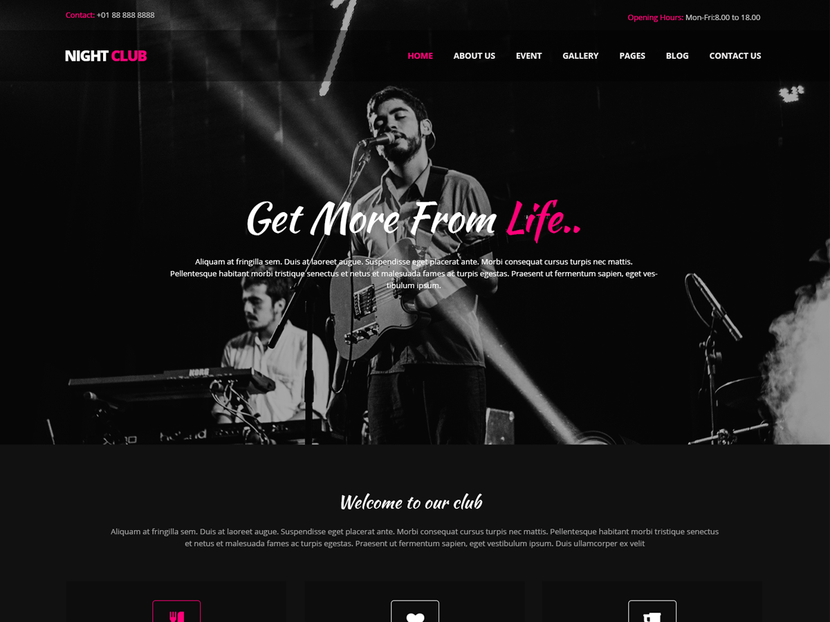 Nighspot theme screenshot